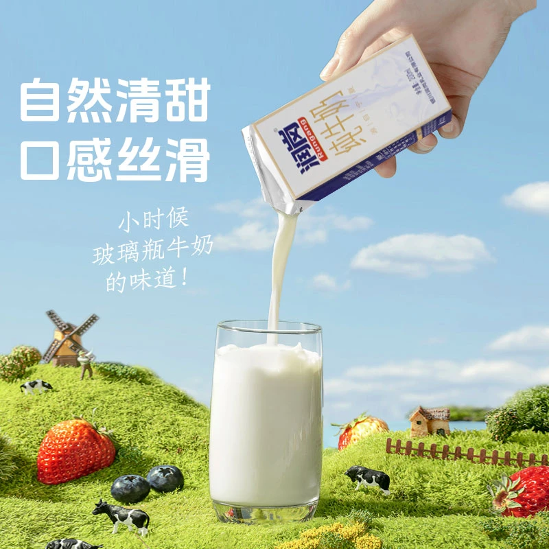 【润岗纯牛奶】整箱3.6g优质乳蛋白纯牛奶