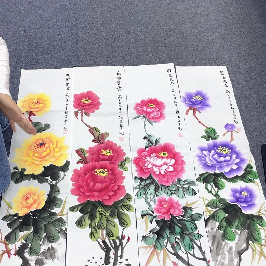 国画作品小姐姐放漏…