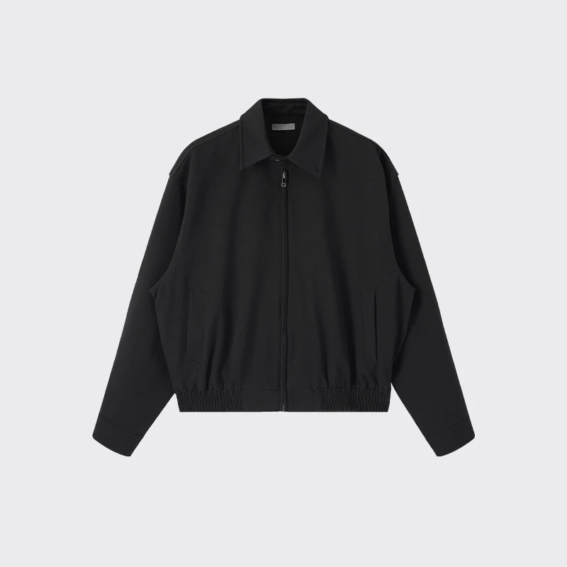 LGM【经典哈林顿版型】春季时尚休闲夹克宽松百搭纯色翻领外套