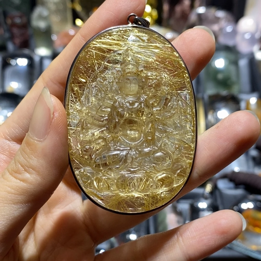 知***一未镶嵌颈饰水晶水晶
