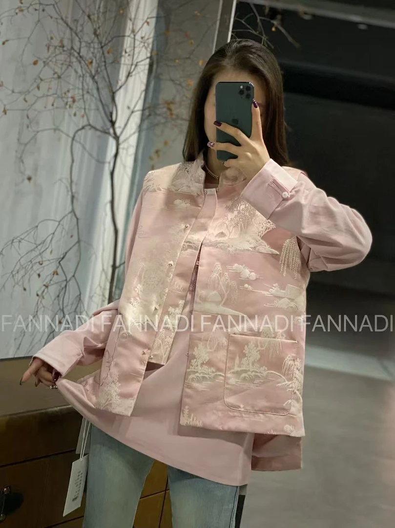 SOSE【马甲】新中式轻国风小立领重工钩花刺绣开衫 HZ 30053