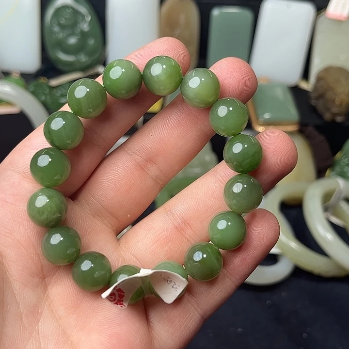 和田玉未镶嵌手链20