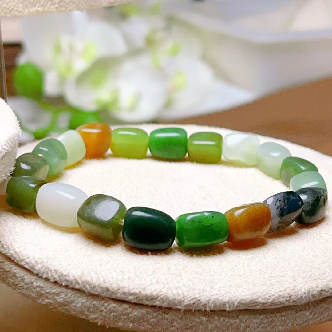 和田玉多宝随形珠手串拍一发一多样性发货