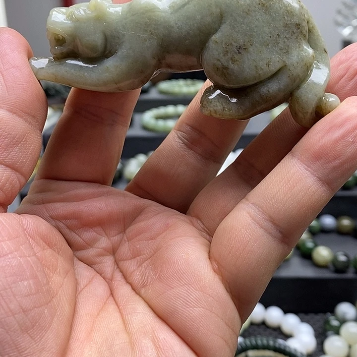 【闪购商品】和田玉手链未镶嵌和田玉狮子
