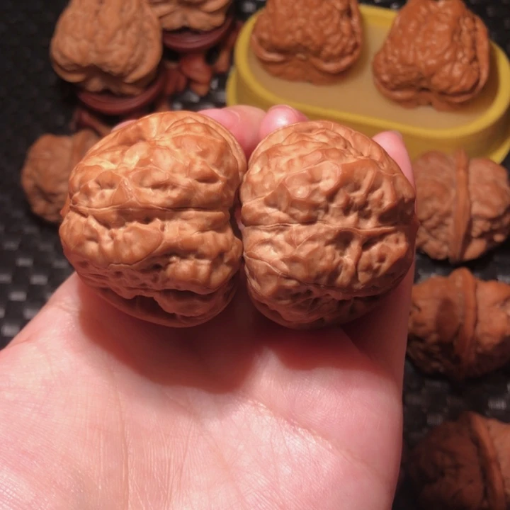 文玩核桃把件41肉球