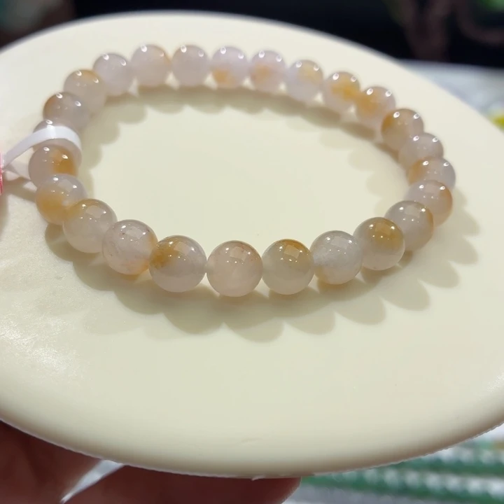 未镶嵌手链翡翠冰胶桂花糕卡7.4
