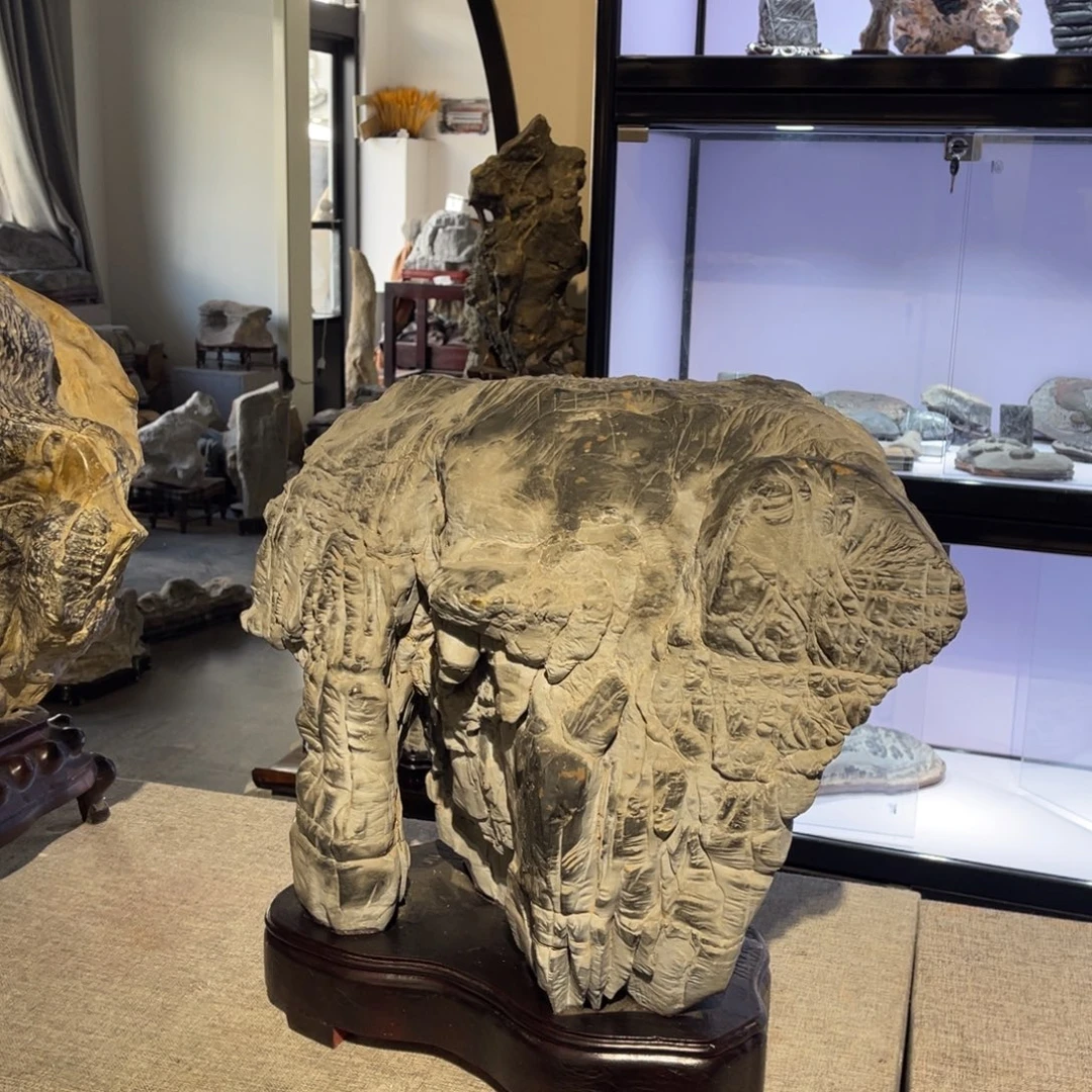 陈***野石材灵璧奇石文化