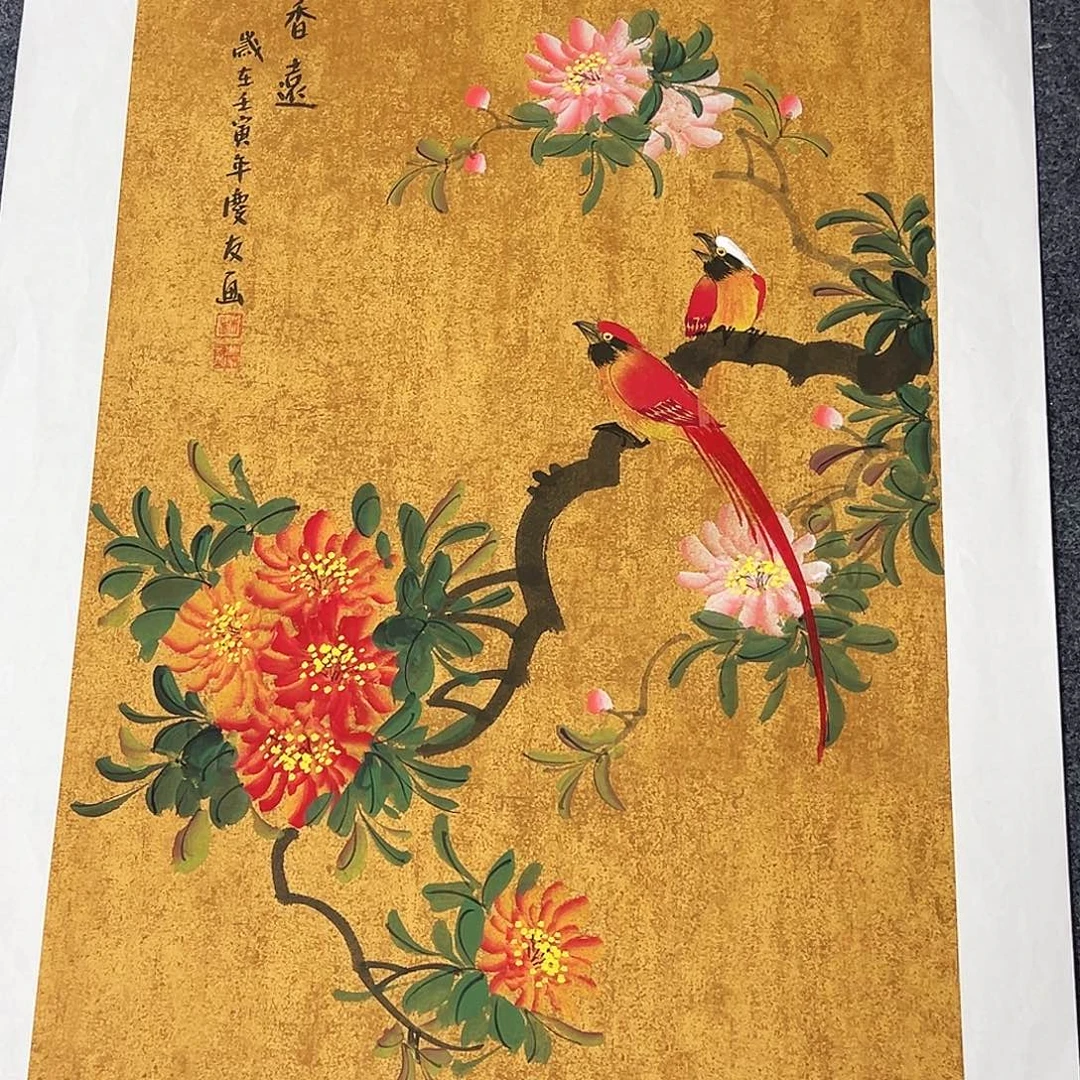 国画事事顺心如意万事如意
