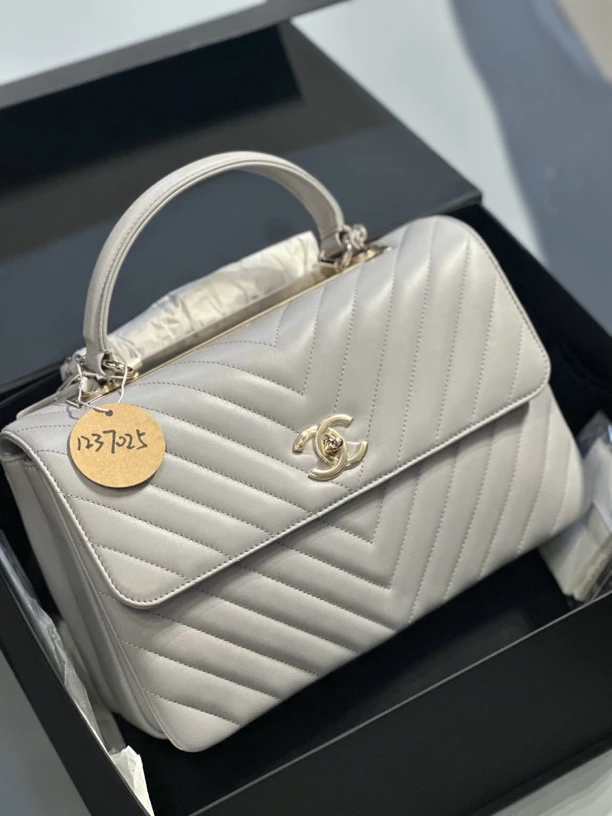 95新 Chanel/香奈儿 夏七中古/Trendy CC V纹/单肩包1237025