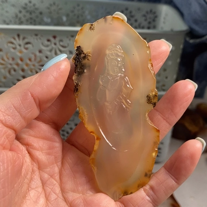 玛瑙/玉髓吊坠(不含链)未镶嵌