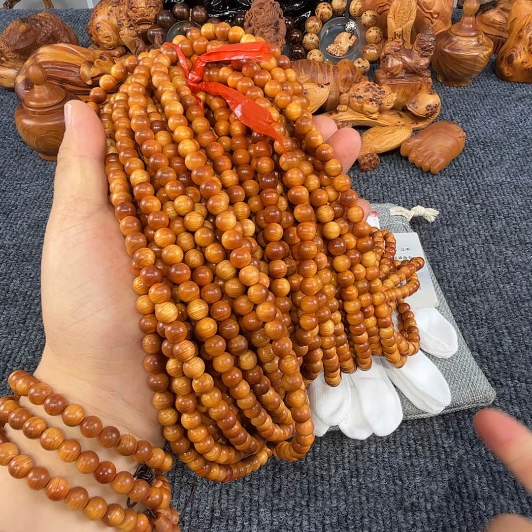 柏木太行崖柏陈化0.8闻香手串，到手一条新人体验价