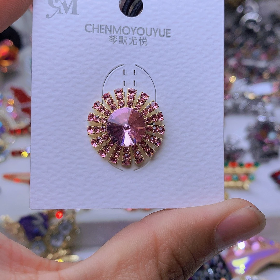 仿水晶铜合金发绳