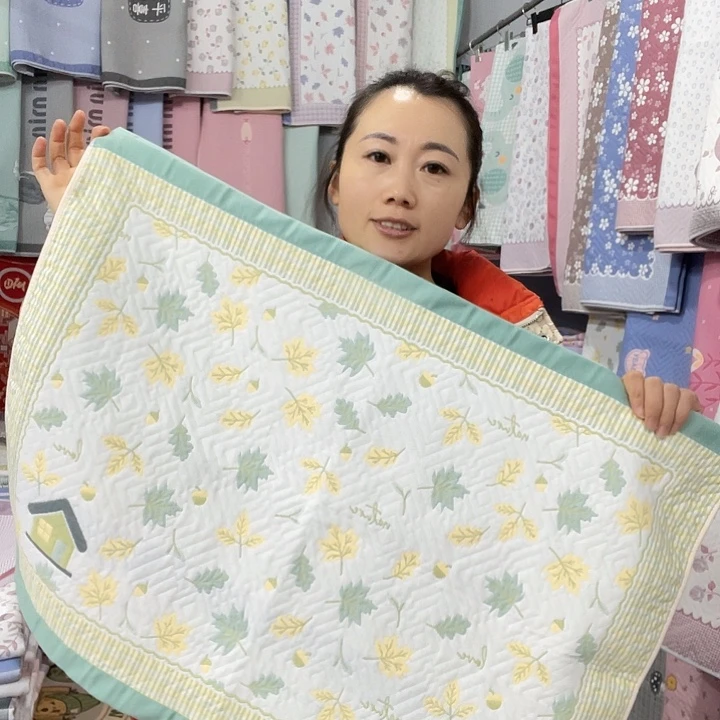 棉特价促销绿色枫叶