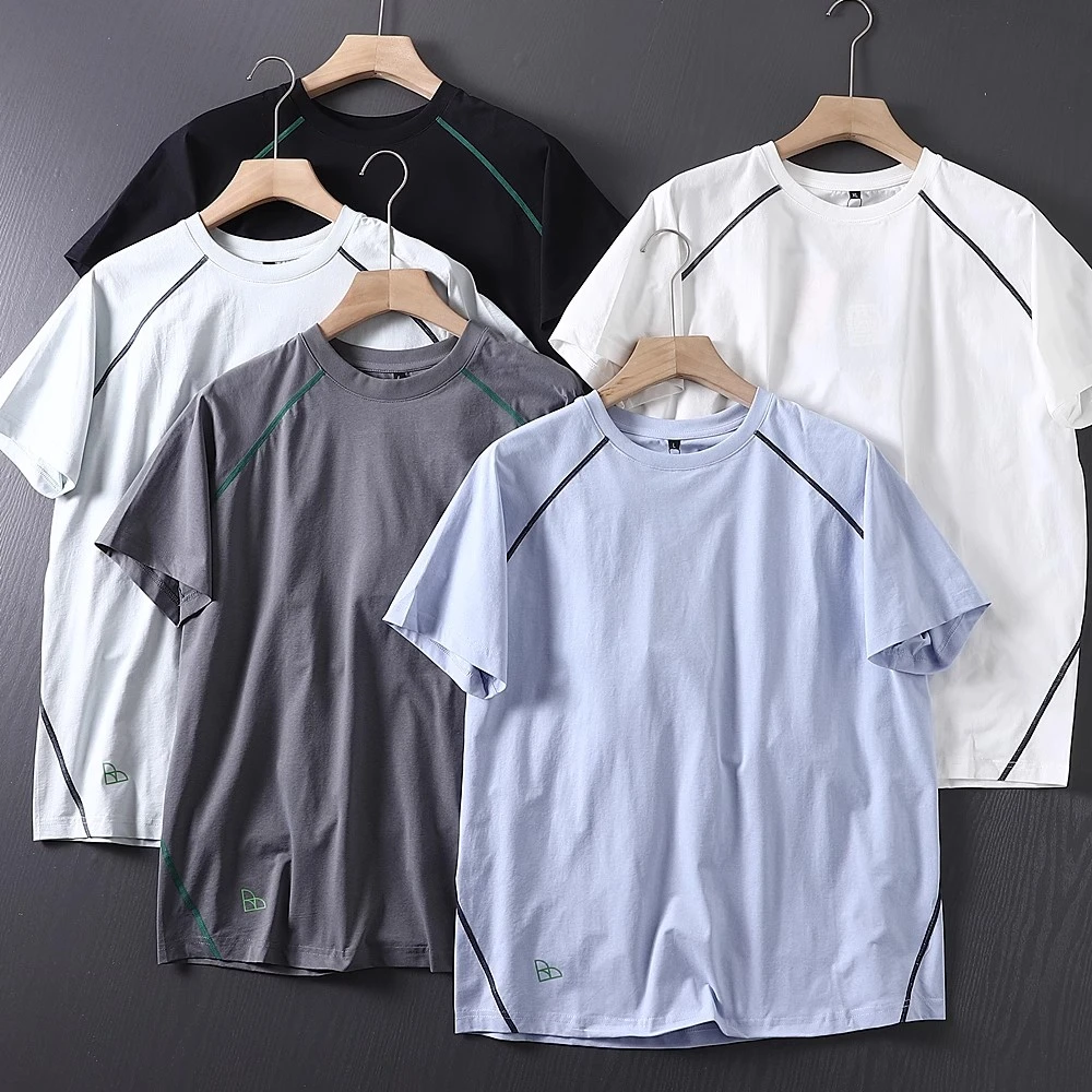 7A抗菌+冷感科技+吸湿透气 夏季男士户外圆领运动休闲速干短袖T恤