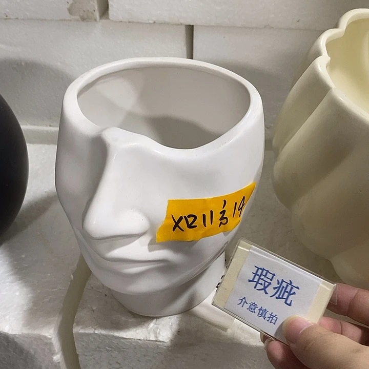 紫砂花盆多肉植物盆瑕疵有孔