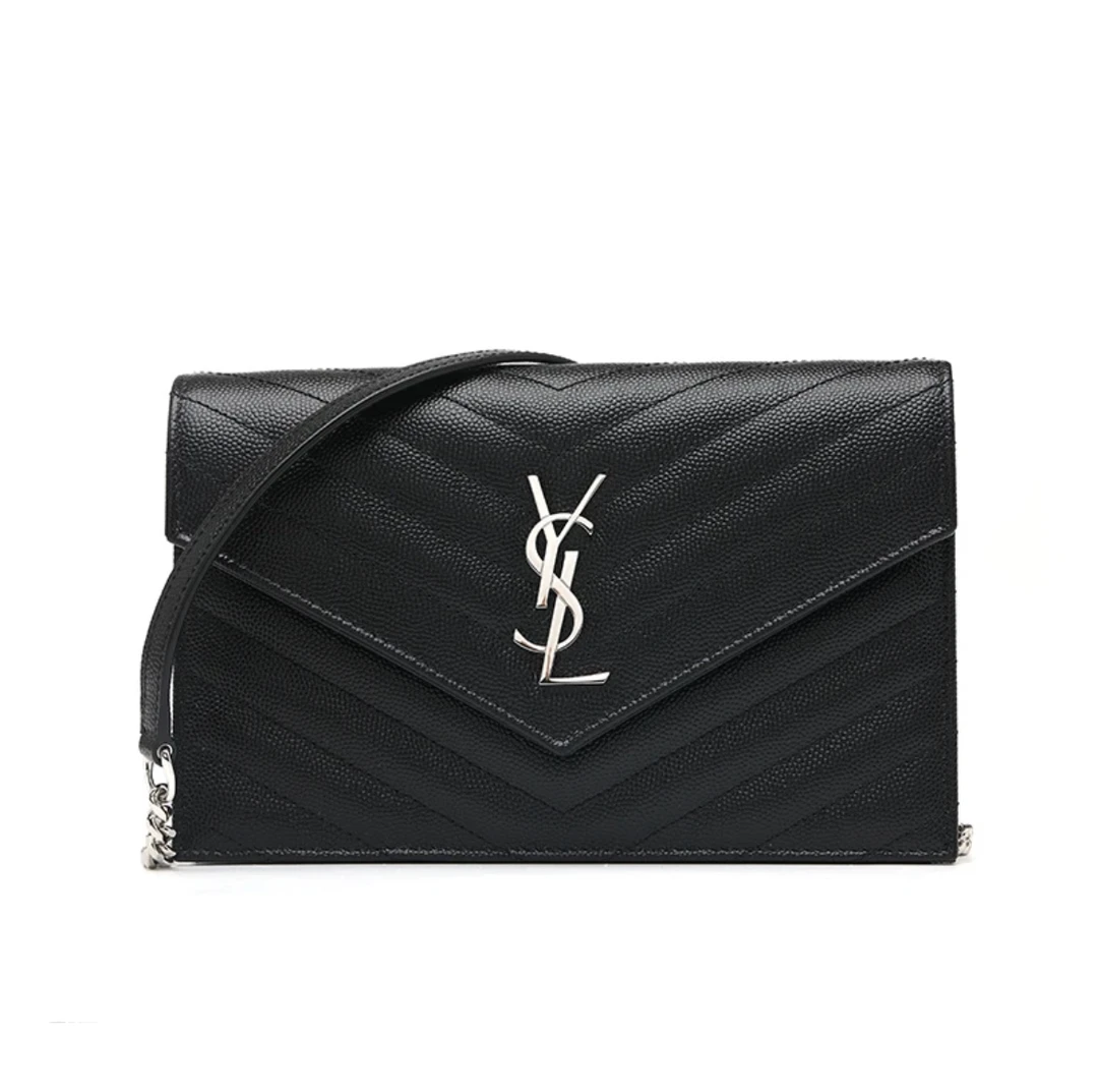 99新 YSL/圣罗兰 YSL/圣罗兰黑色鱼子酱链条包 50190
