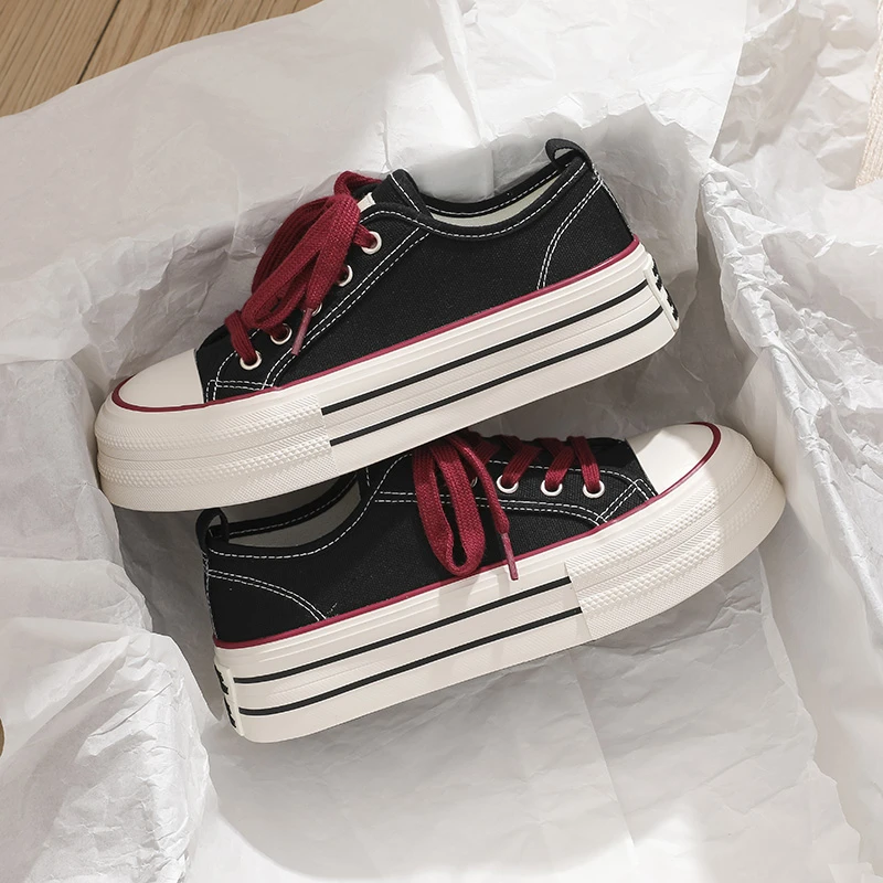 秋季爆款帆布鞋女款2025秋季新款百搭休闲学生平底布鞋女鞋子098