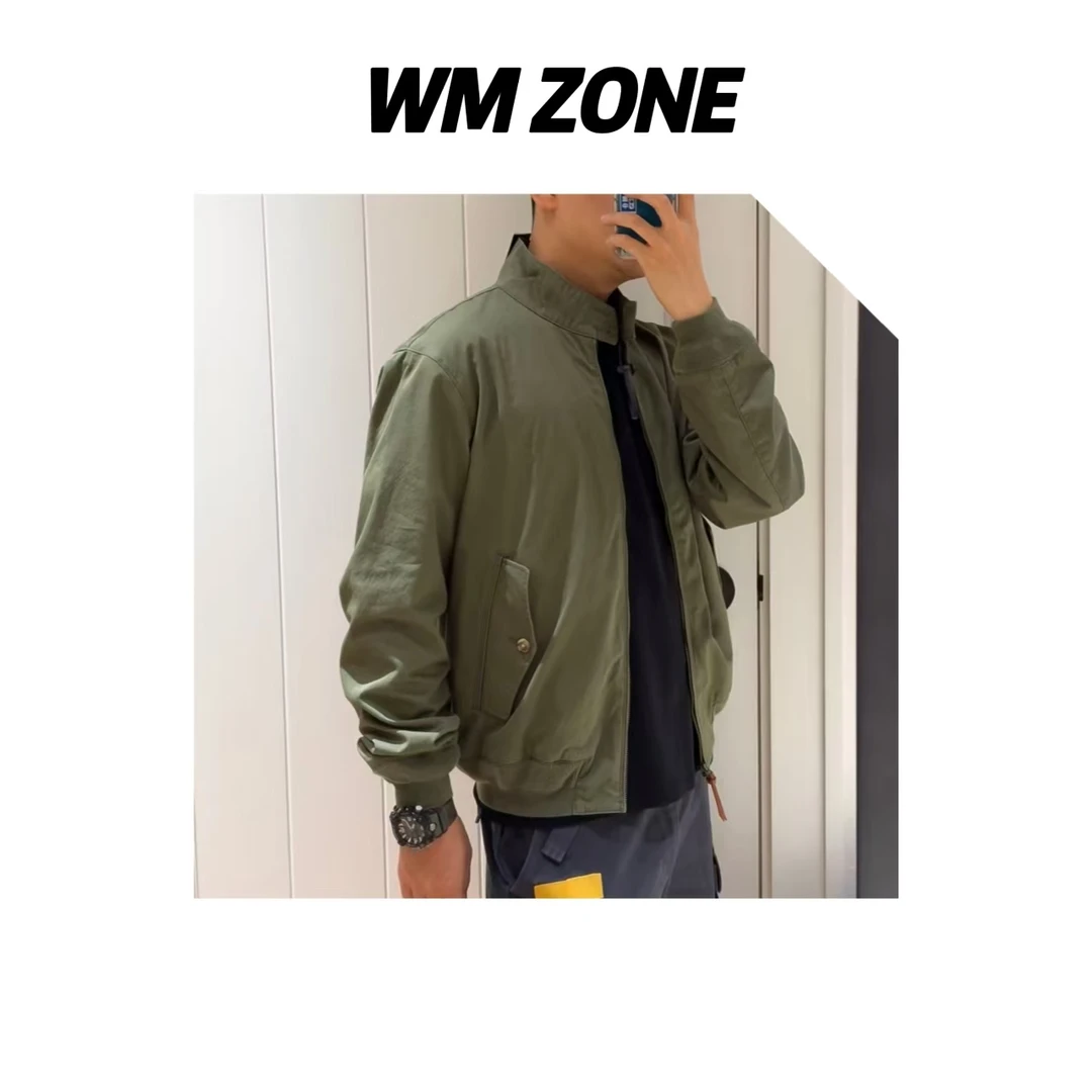 虎儿 3-3138 经典刺绣双纽扣立领老干部夹克