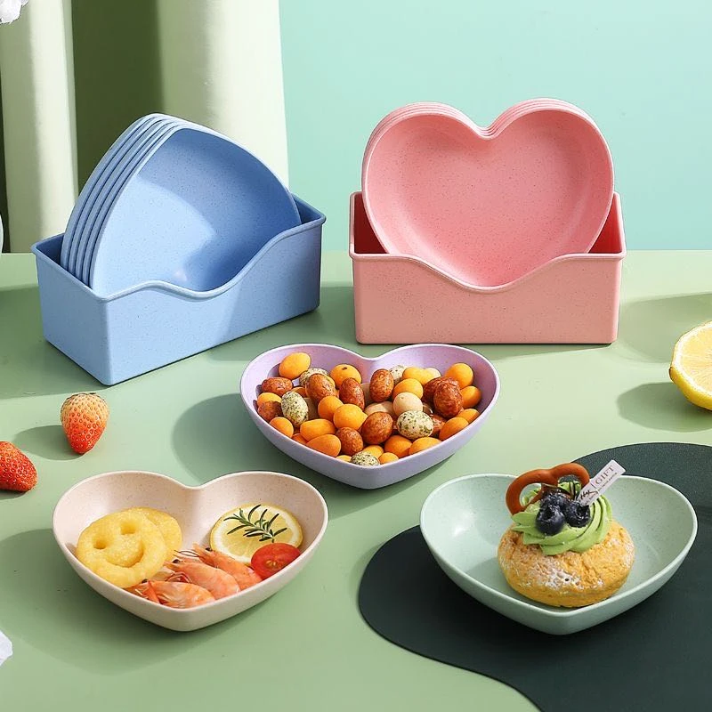 【全疆包邮】到手六只爱心形家用吐骨碟