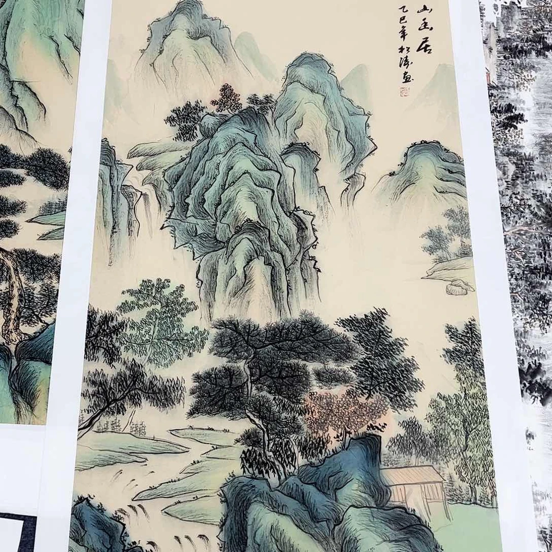 国画宣纸国画纯手绘作品