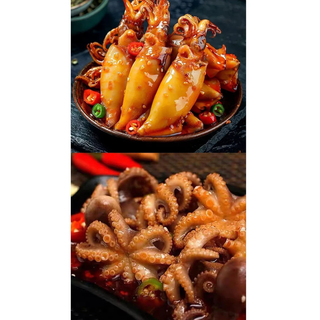 （组合套餐）八爪鱼＋海兔子 250g/包 香辣