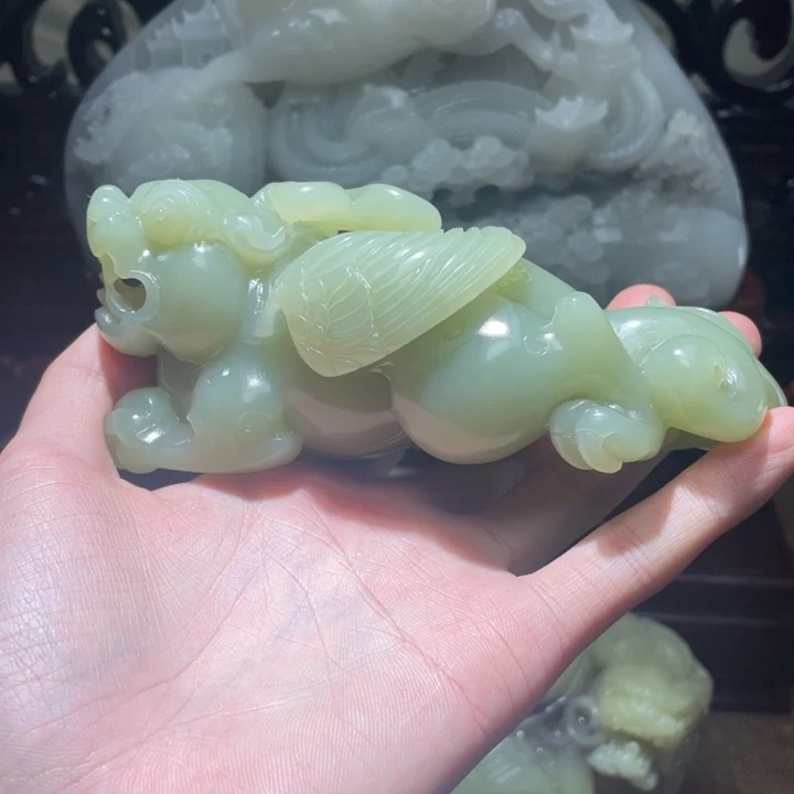 和田玉未镶嵌摆件