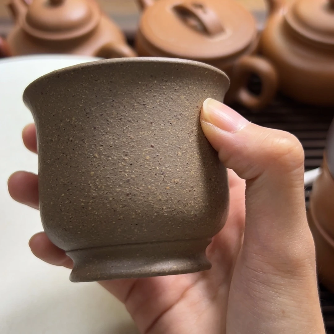 茶壶紫砂五彩段泥主人杯高