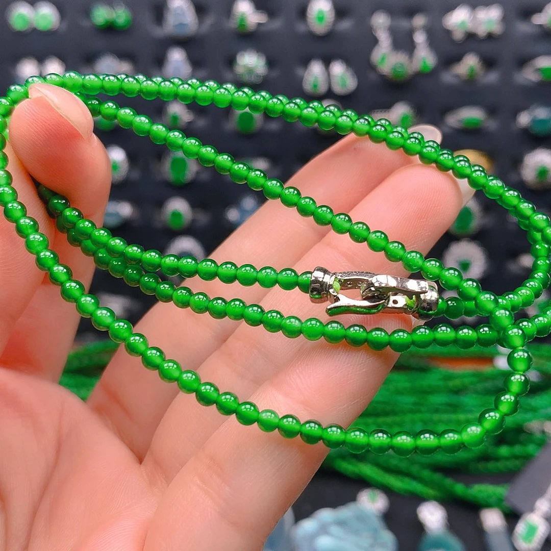 翡翠未镶嵌吊坠(不含链)项链