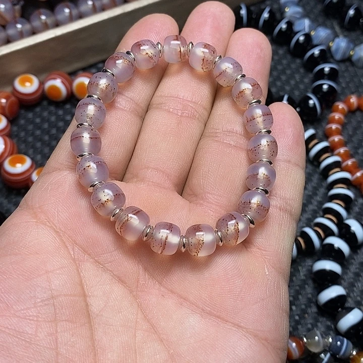 玛瑙/玉髓手链未镶嵌我***个