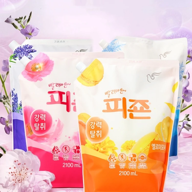 韩国进口碧珍洗衣物柔顺剂