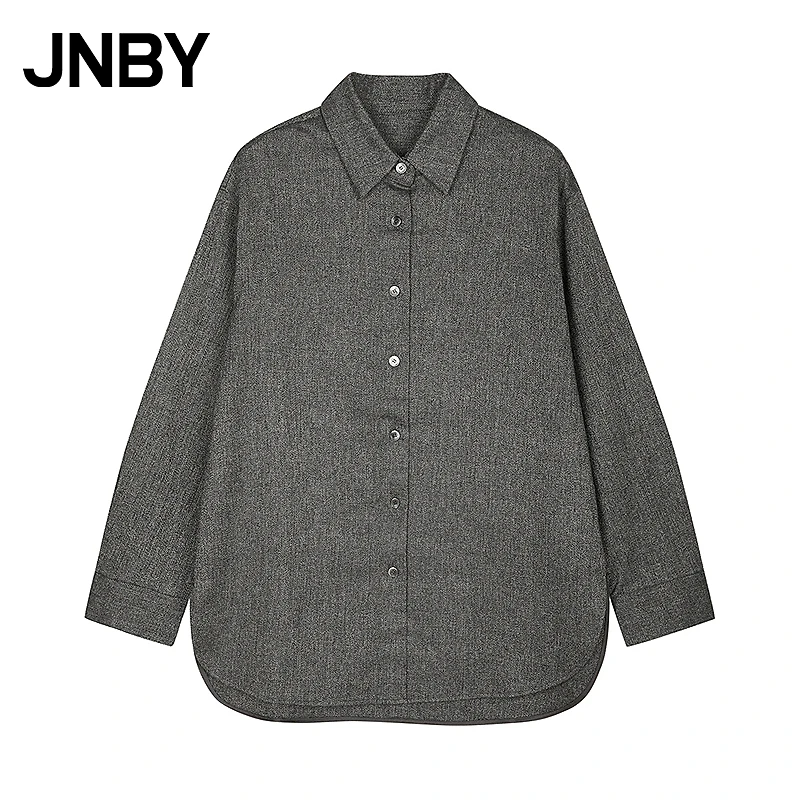 【商场同款】JNBY/江南布衣25秋新品夹克外套直筒宽松5P9614630