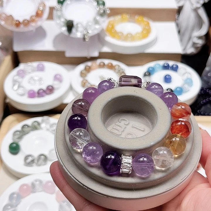 水晶手链未镶嵌天然水晶