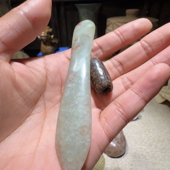 和田玉（糖玉）颈饰未镶嵌L****头