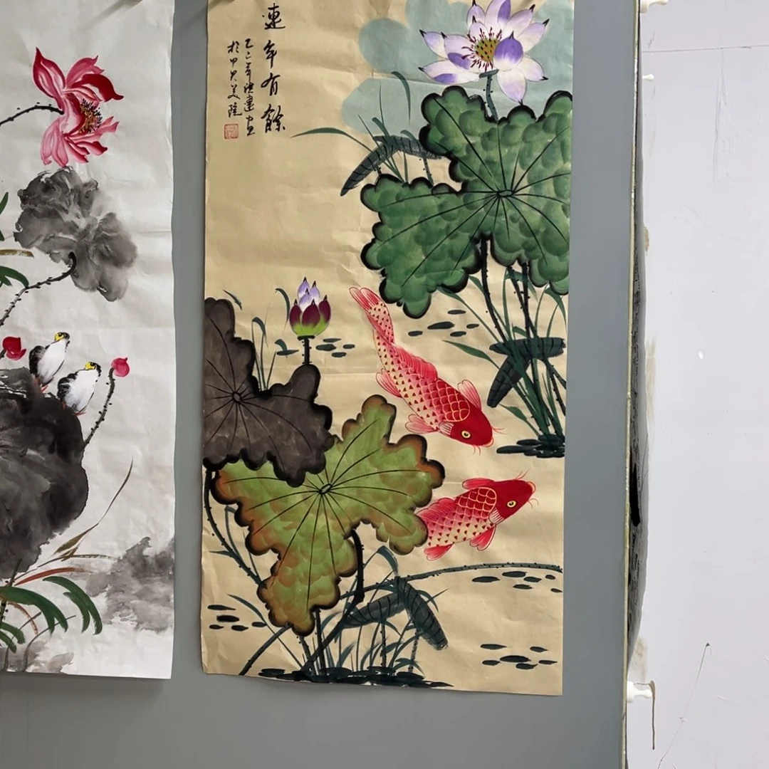 国画宣纸手绘，手工作品