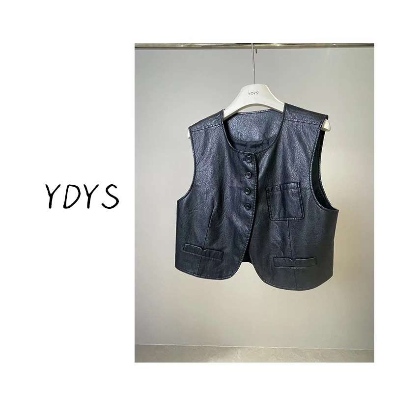 【YDYS】25K00469 2025新款时尚气质小众马夹