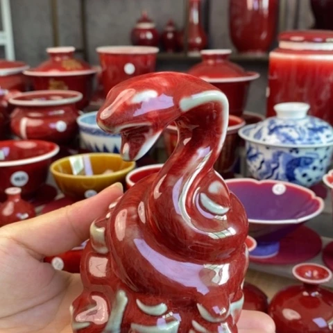 【闪购商品】景德镇名陶坊原矿郎红
