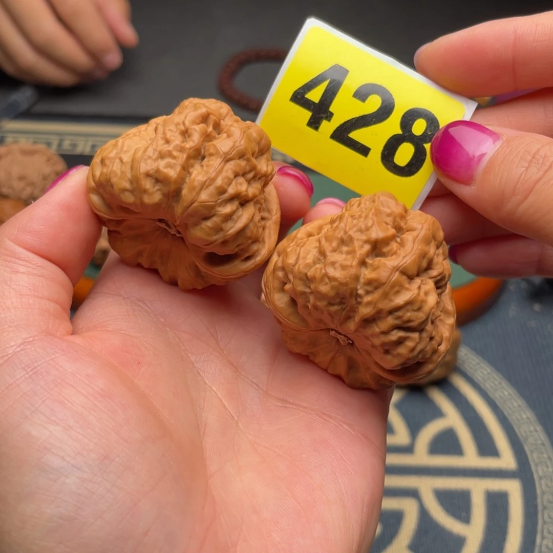 桃核吊坠潘*43开背蛙是428号