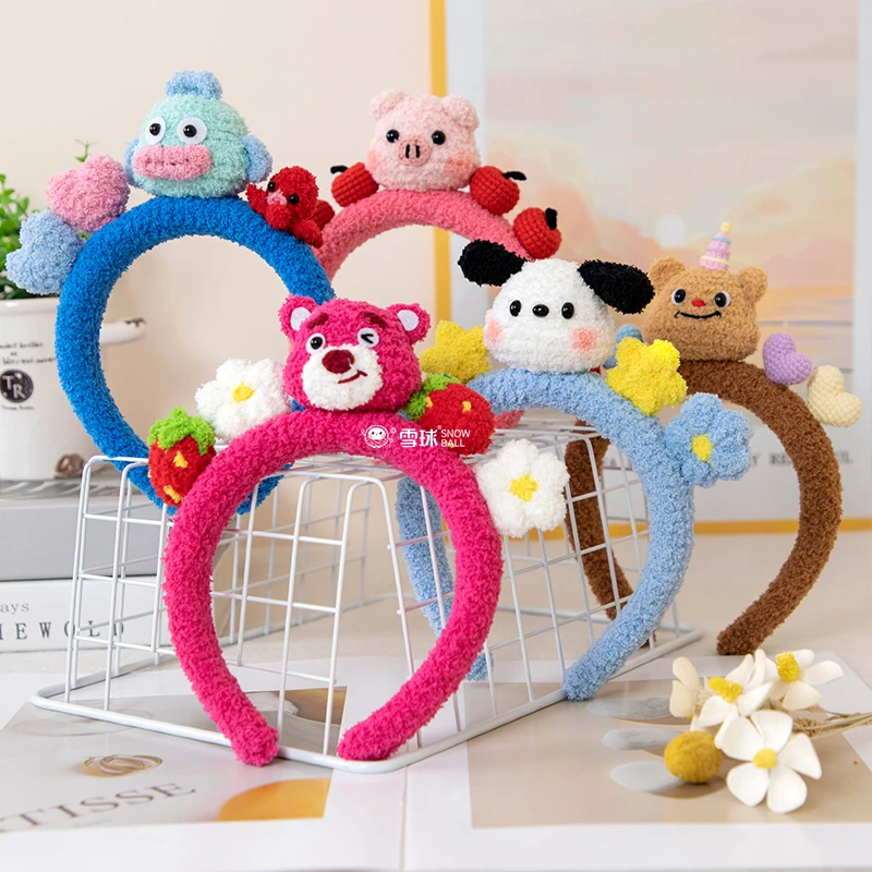 雪球diy手工编织毛线绒绒【发箍材料包大合集】到手5个更划算