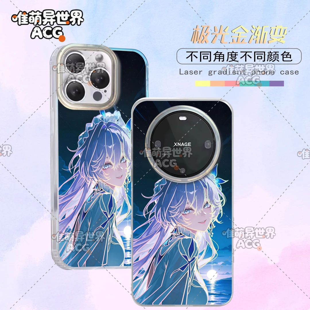 鸣潮/坎特蕾拉适用苹果华为vivo一加小米二次元动漫极光手机壳