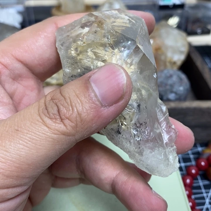 水晶水晶柱未镶嵌