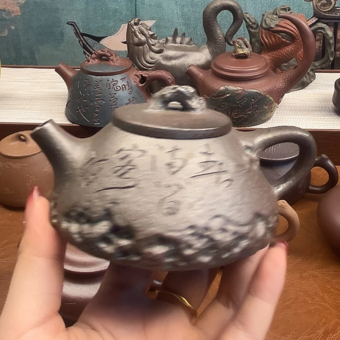 L***Z紫砂茶壶紫砂雕宠小器高品