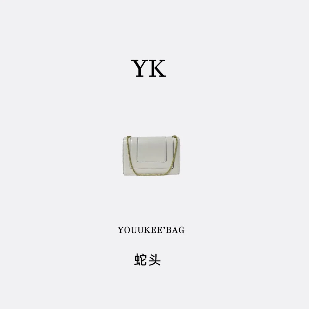 YOUUKEE/原创高定设计【蛇头牛皮手提包A221】