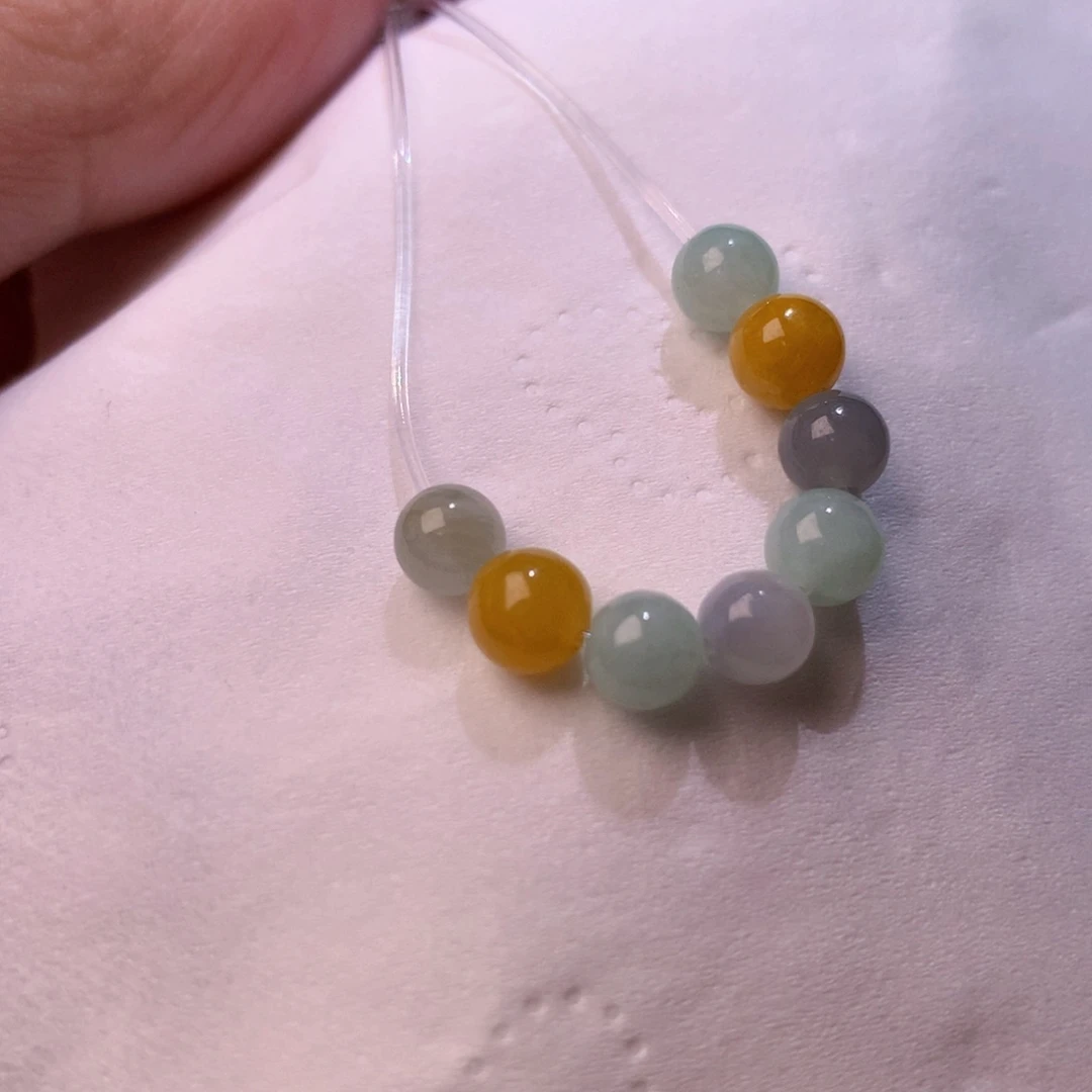 定制翡翠未镶嵌翡翠珠子17