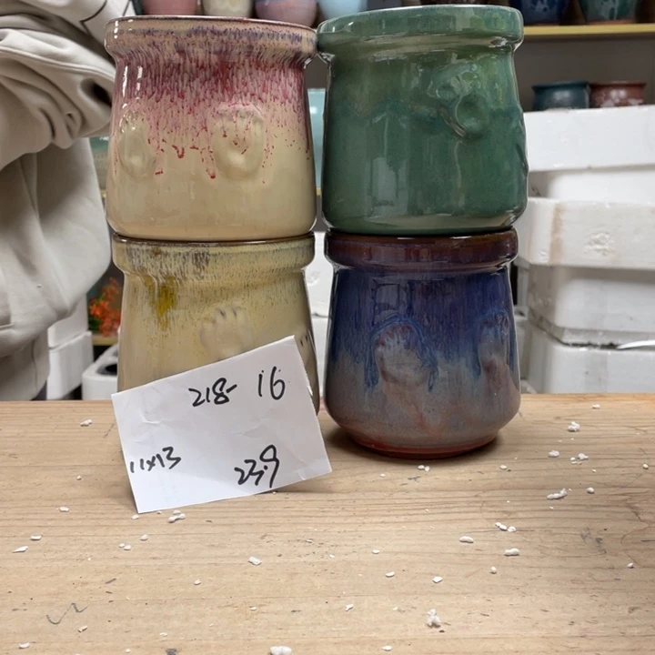 紫砂花盆多肉花盆微瑕16