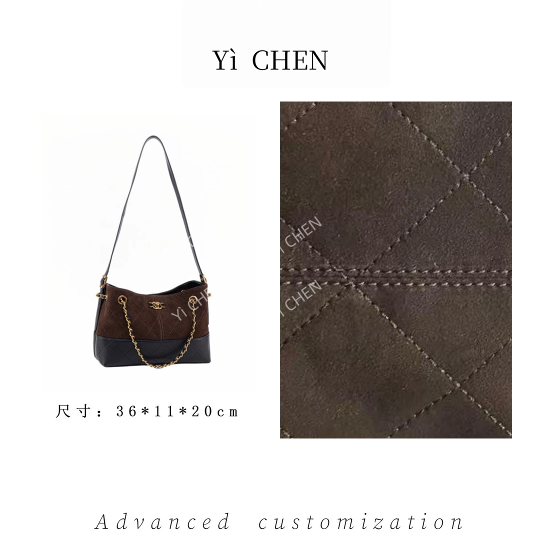 【Yì CHEN】QYX-98080-热巧克力 简约时尚女士新款轻奢单肩斜跨包
