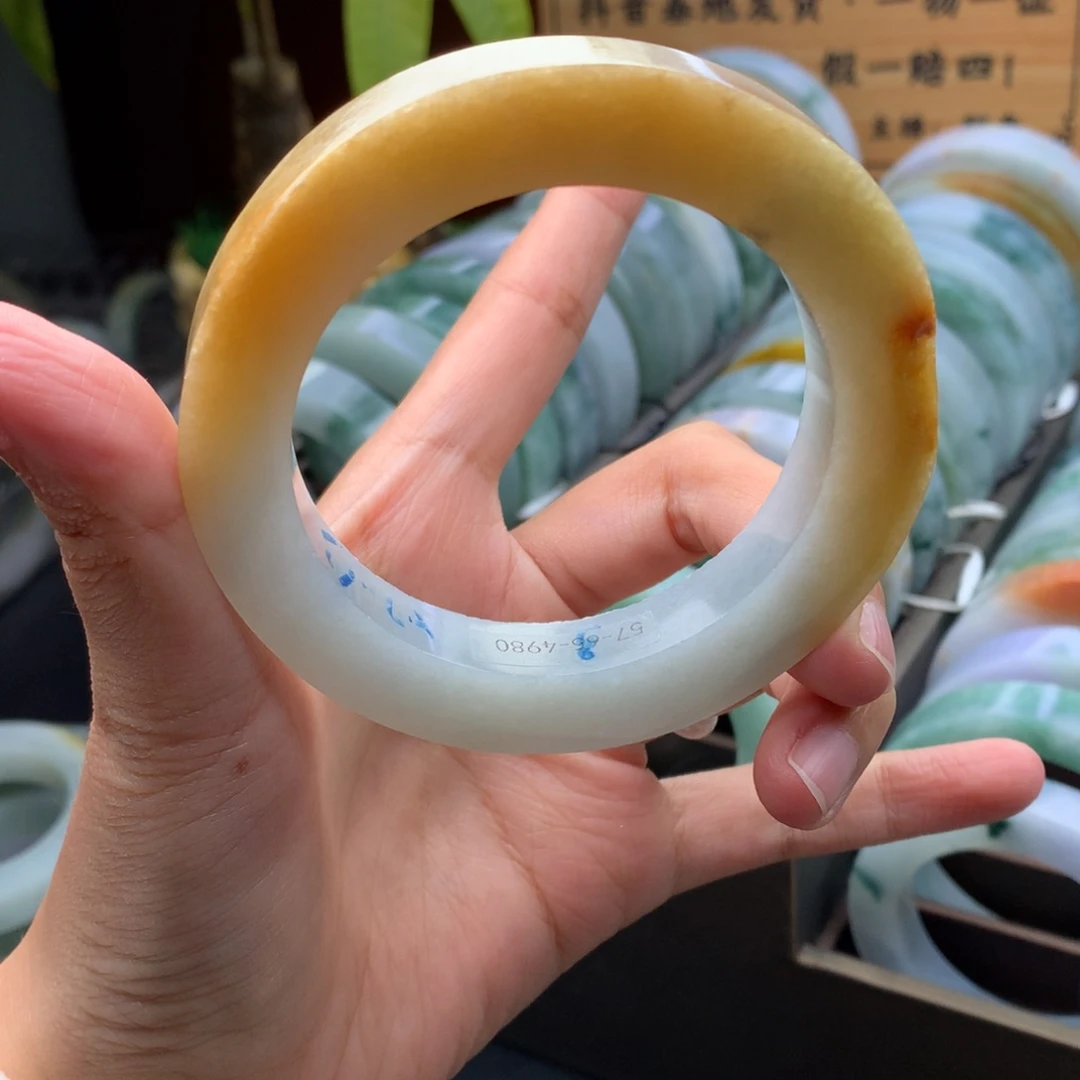 未镶嵌定制手镯定制翡翠定制57-63