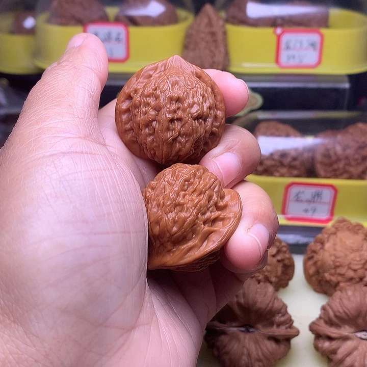 文玩核桃吊坠豆*丸七步沟