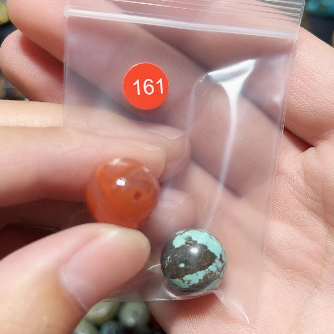 喵***吉玛瑙/玉髓未镶嵌圆珠桶珠老型手串！！