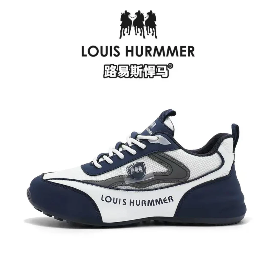 路易斯悍马官方正品夏季新款透气轻便软底跑步鞋情侣鞋时尚休闲