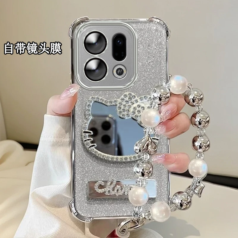 全包摄像头OPPOFindX9手机壳猫咪镜子PLJ110软findx9pro气囊防摔